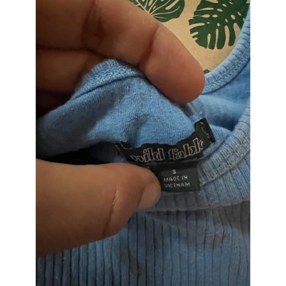 Wild Fable S Blue Crop Top - Picture 7 of 7
